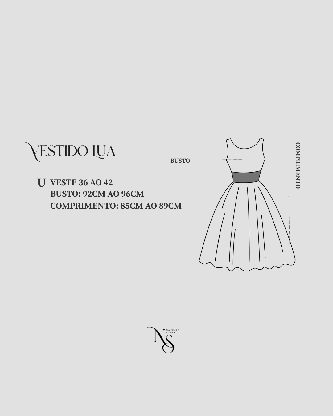 Vestido Lua